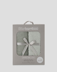 Little Bamboo Hooded Towel 2PK  - Turtle Bay