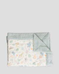 Little Linen Snuggle Blanket - Savanna Giraffe