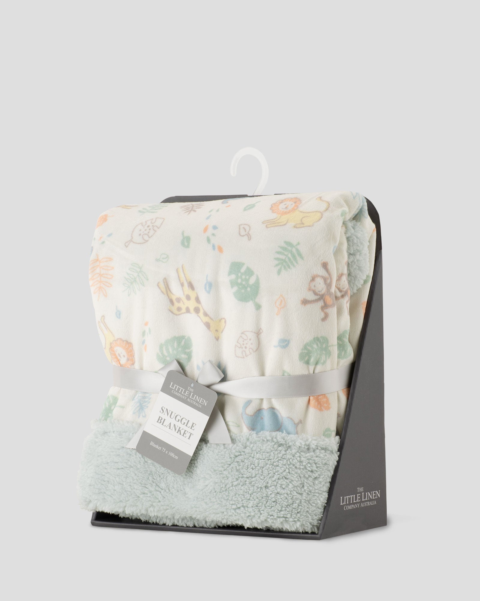 Little Linen Snuggle Blanket - Savanna Giraffe