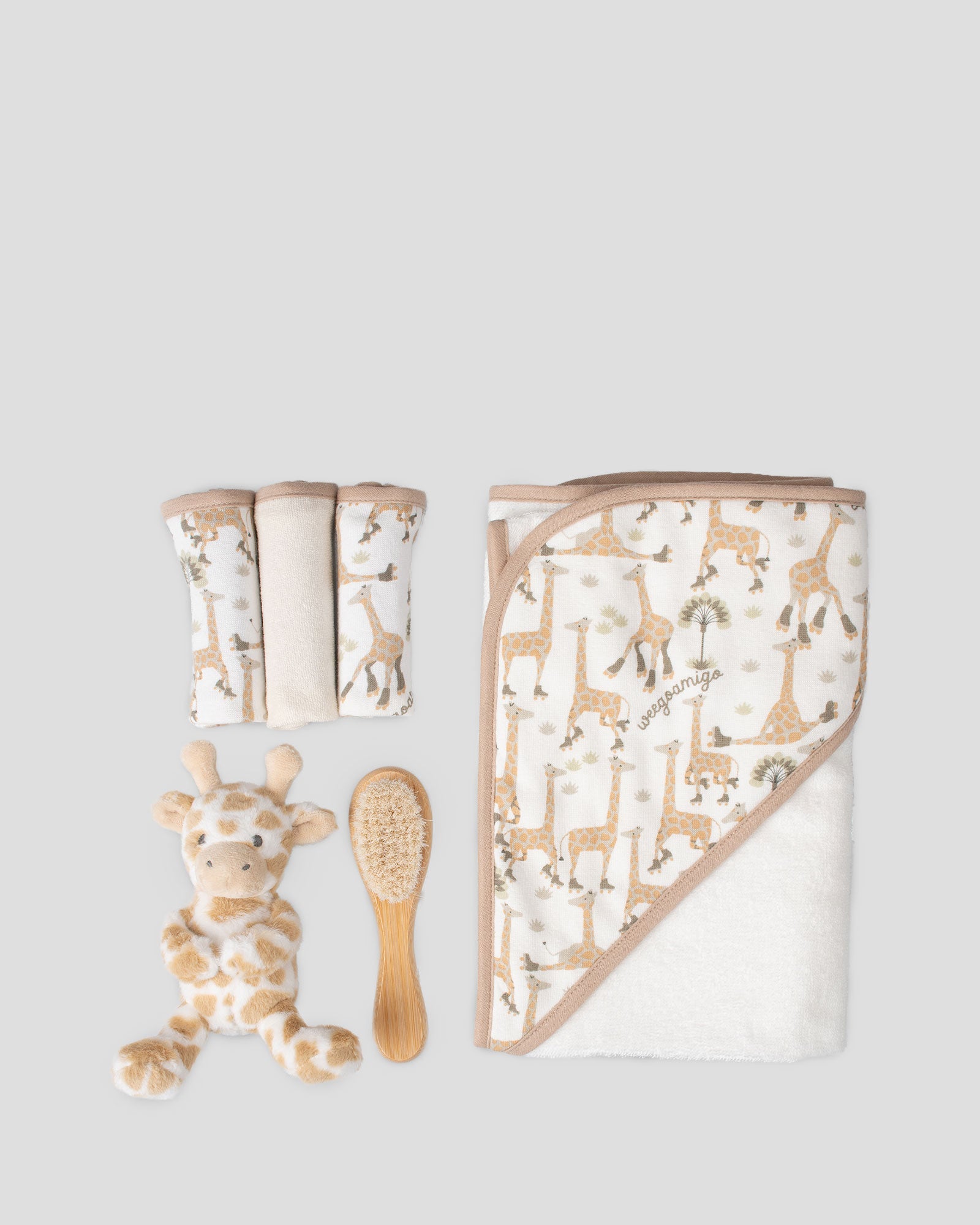 Weegoamigo Bath Gift Set - Stevie Necks Giraffe