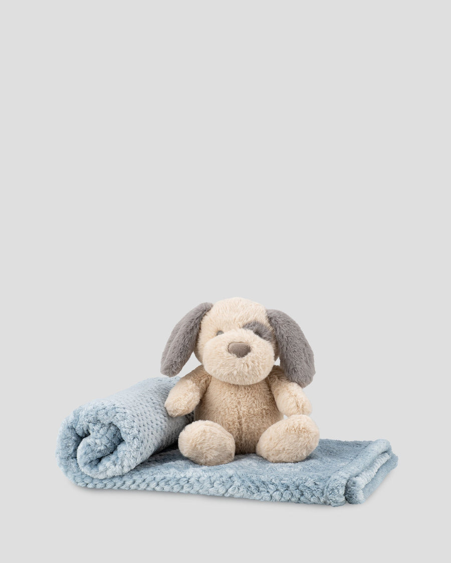 Little Linen Soft Plush Toy & Blanket - Barklife Patch