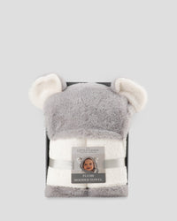 Little Linen Plush Baby Hooded Towel - Outback Koala