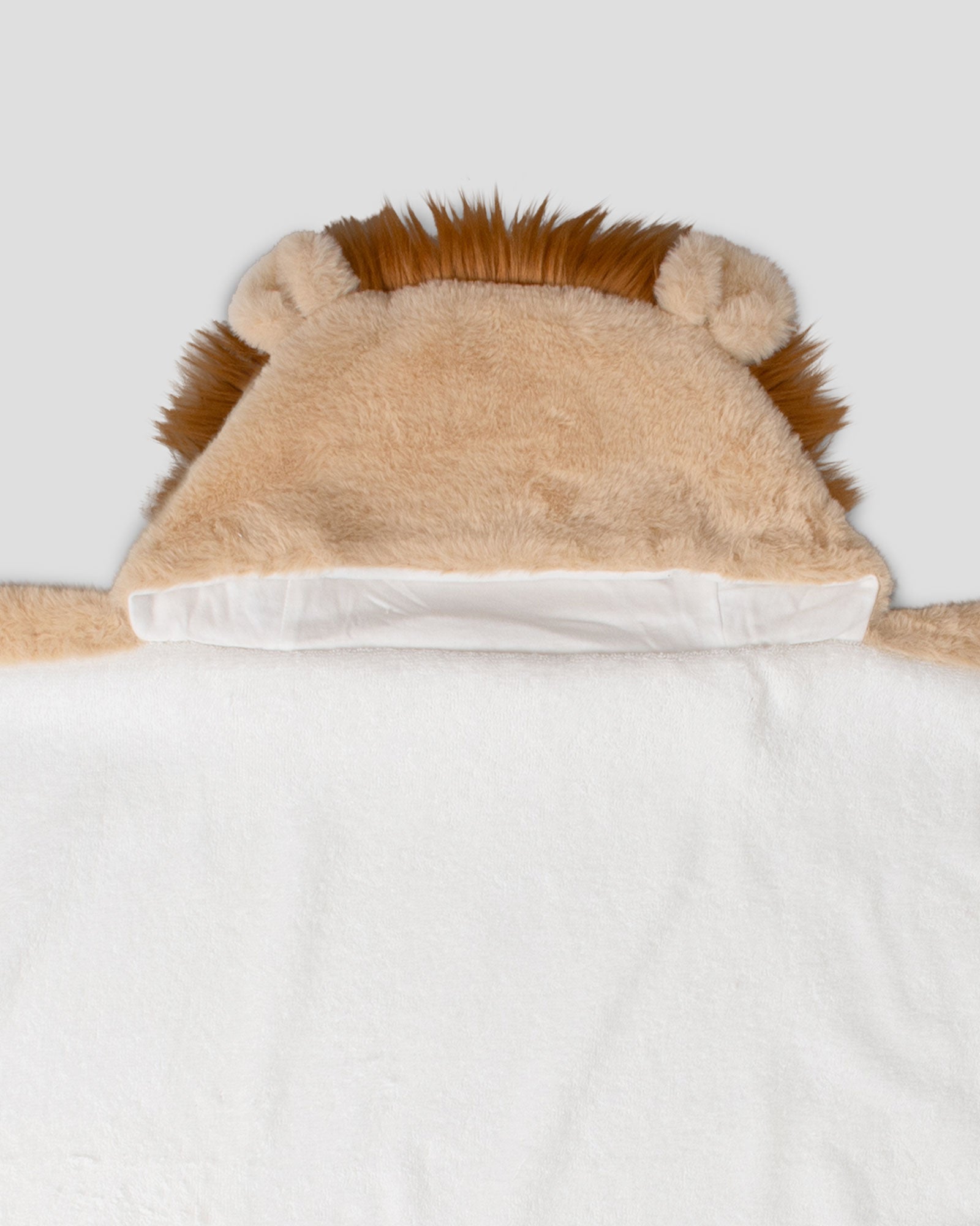 Little Linen Plush Hooded Towel - Savanna Lion