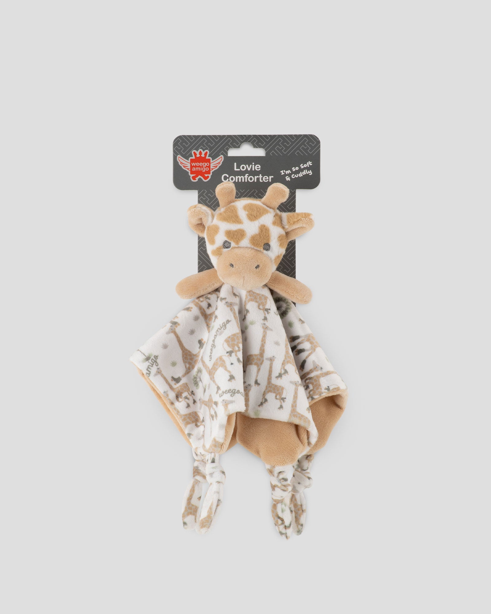 Weegoamigo Lovie/Comforter - Stevie Necks Giraffe