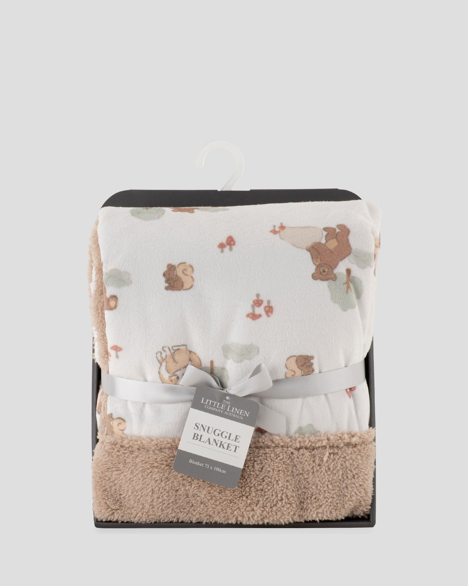 Little Linen Snuggle Blanket - Bushland Bear
