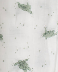 Little Bamboo Muslin Washers 6Pk  - Turtle Bay