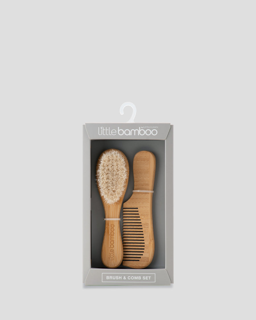 Little Bamboo Baby Brush and Comb Set