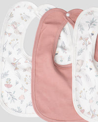 Little Linen Jersey Bib 5PK - Harvest Bunny