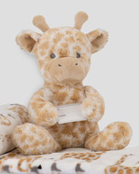Weegoamigo Plush Toy + Blanket - Stevie Necks Giraffe