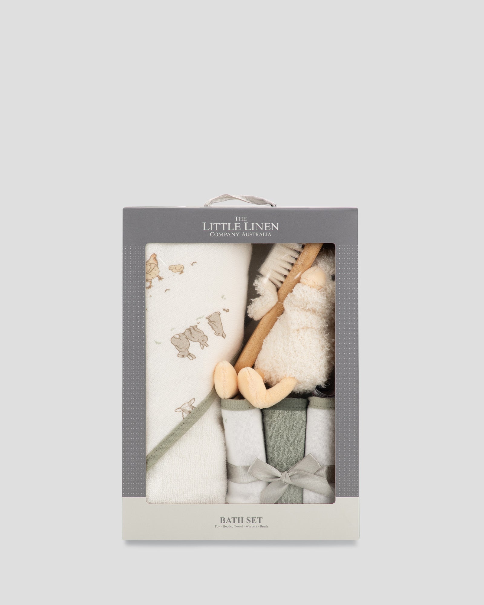 Little Linen Bath Baby Gift Set - Fuzzy Duck