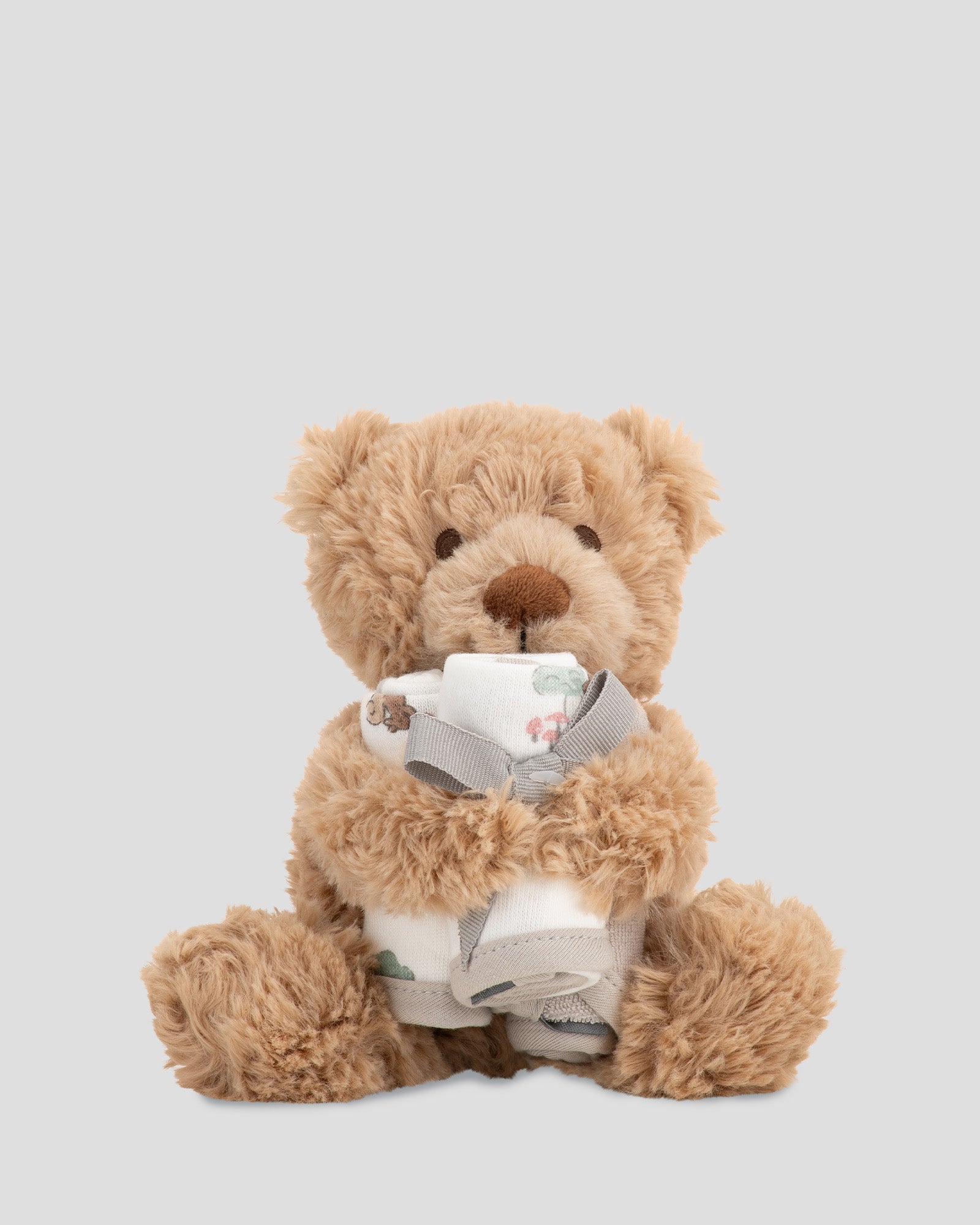 Little Linen Soft Plush Toy & Washers - Willow Bear
