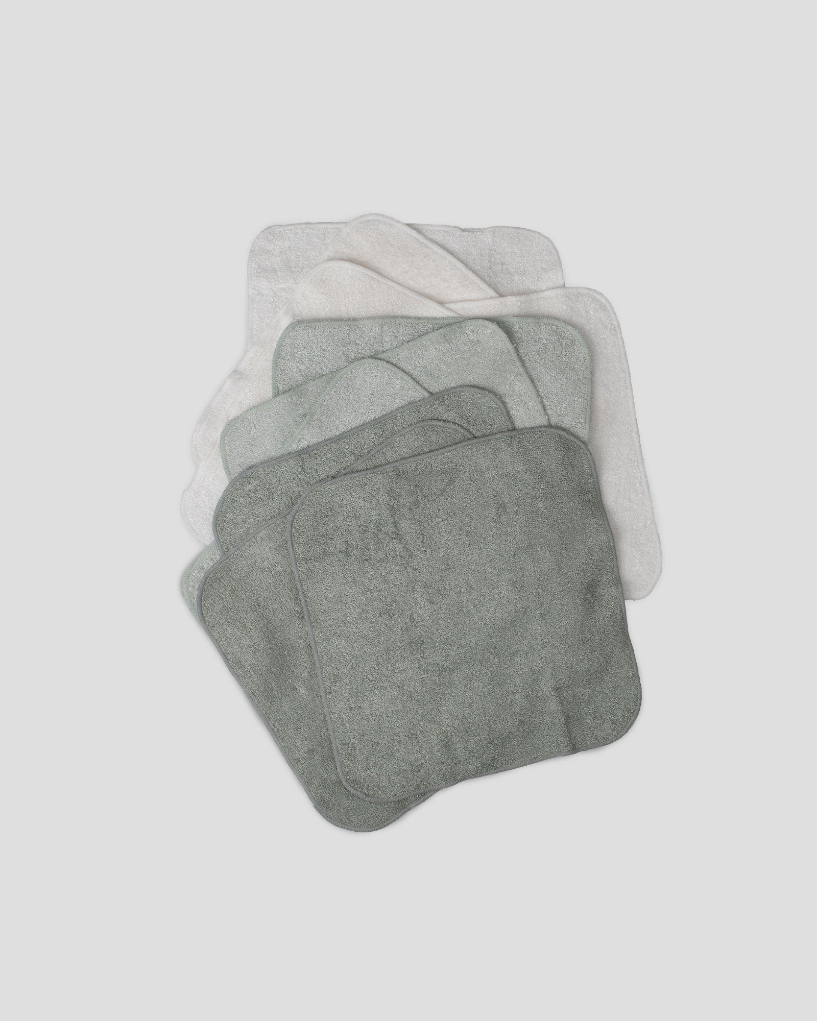 Little Bamboo Towelling Washer 10PK  - Turtle Bay