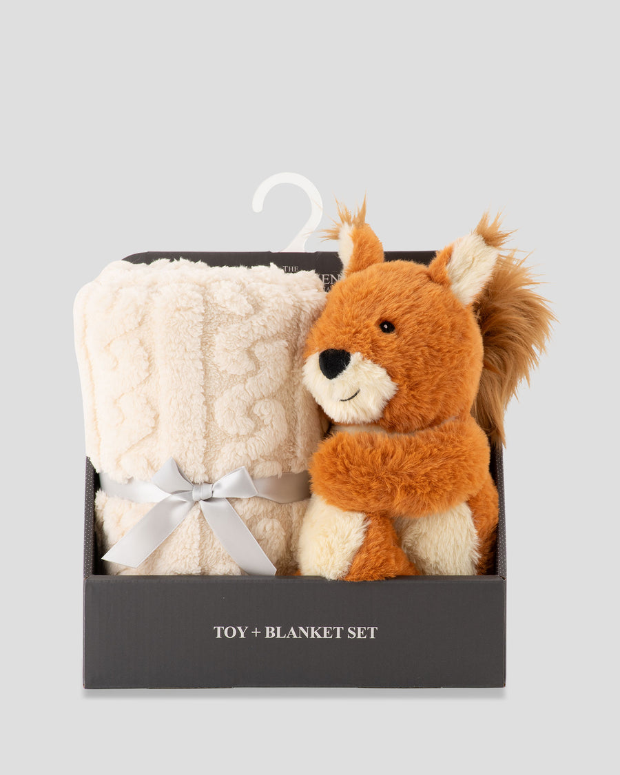 TLLC Plush Toy & Blanket - Bushland Squirrel