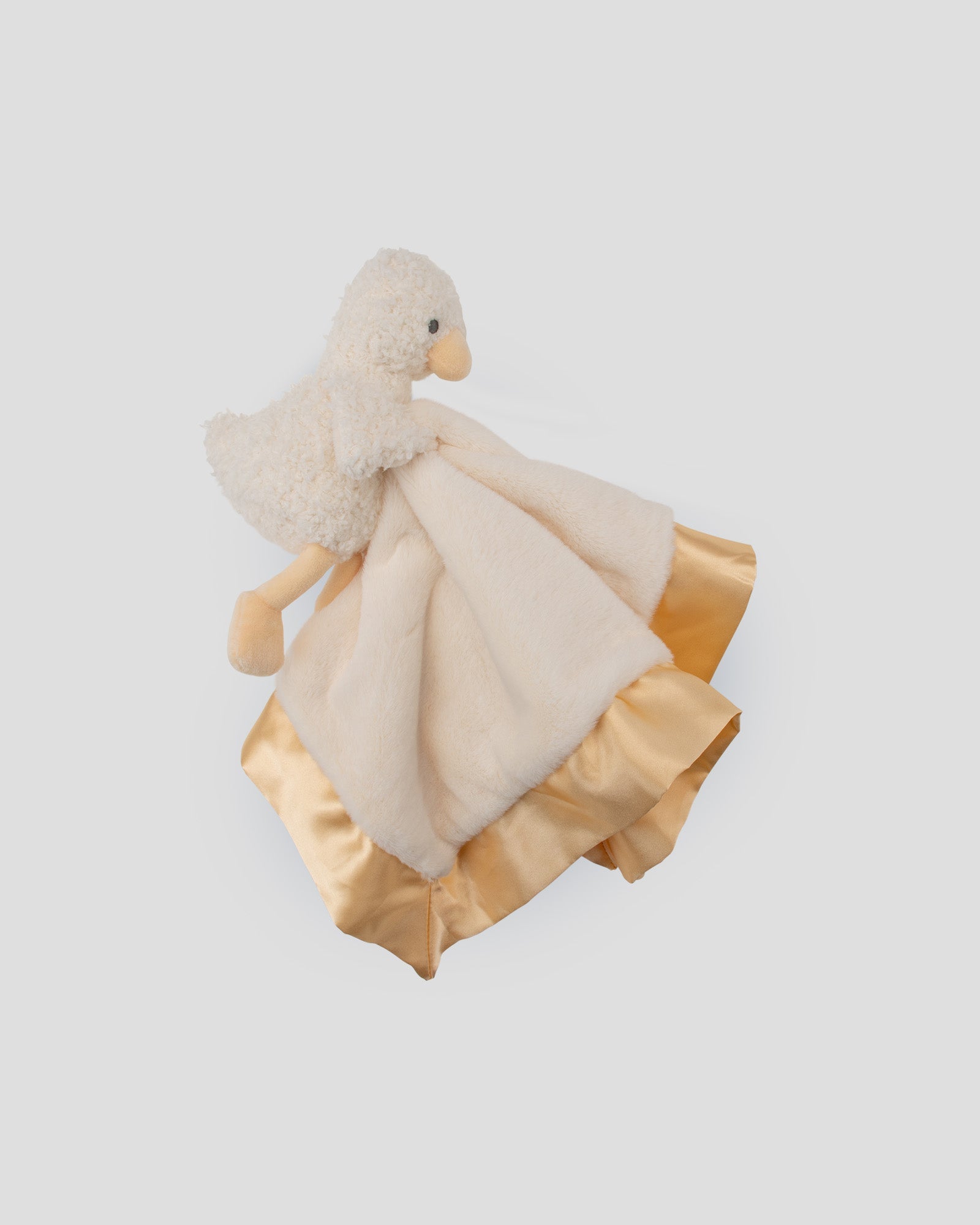 Little Linen Baby Comforter / Security Blanket - Fuzzy Duck