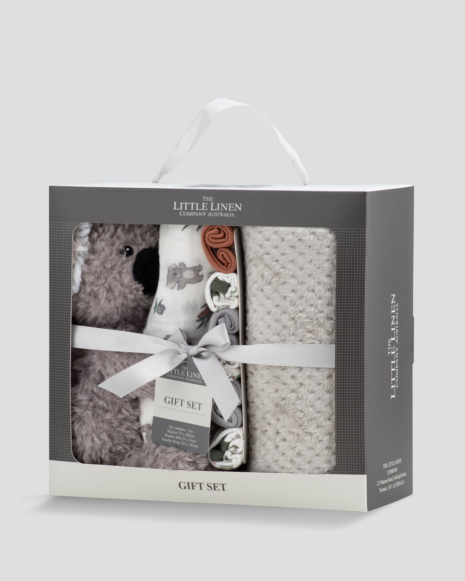 Little Linen Boxed Baby Gift Set - Outback Koala