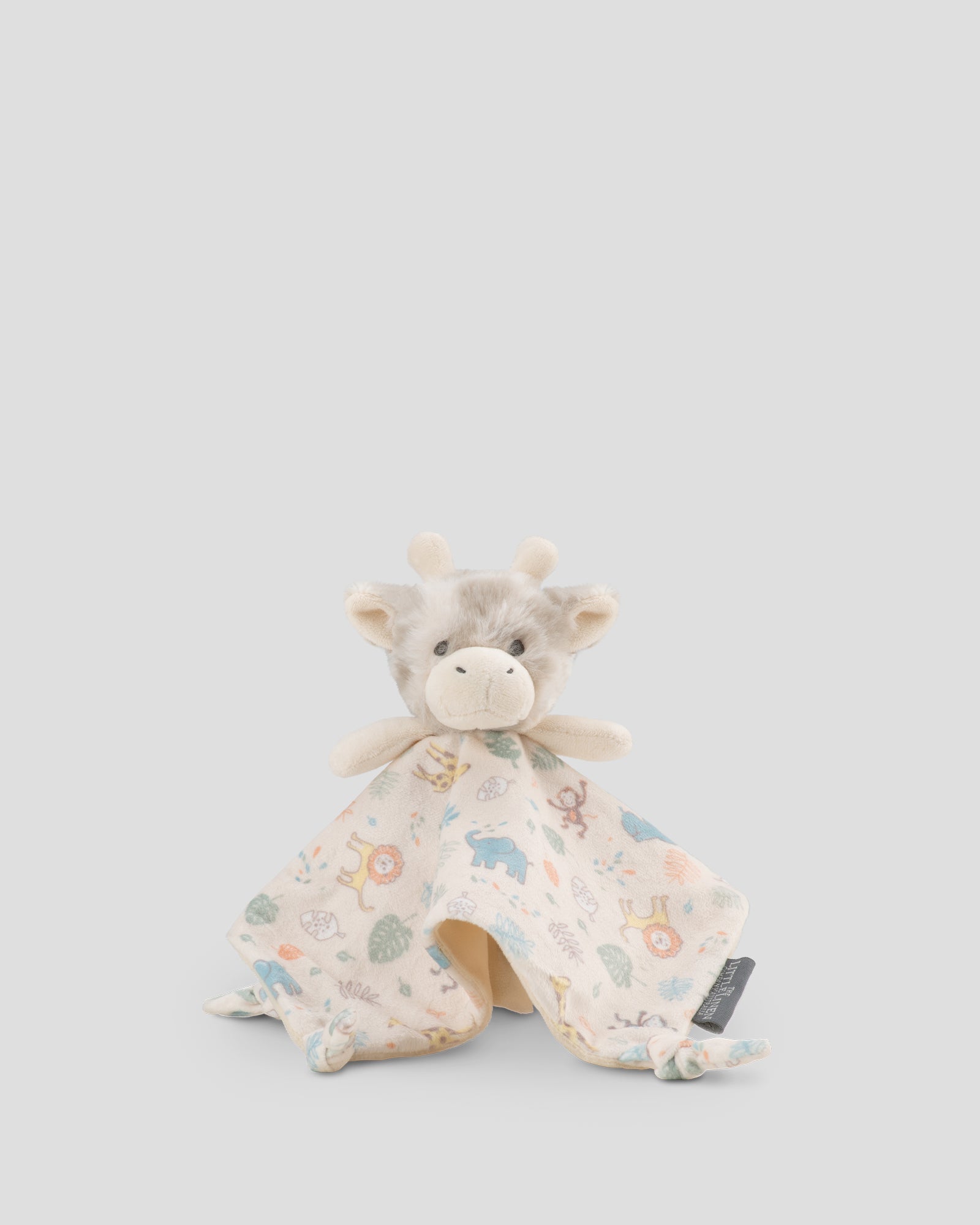 Little Linen Baby Comforter / Security Blanket - Savanna Giraffe