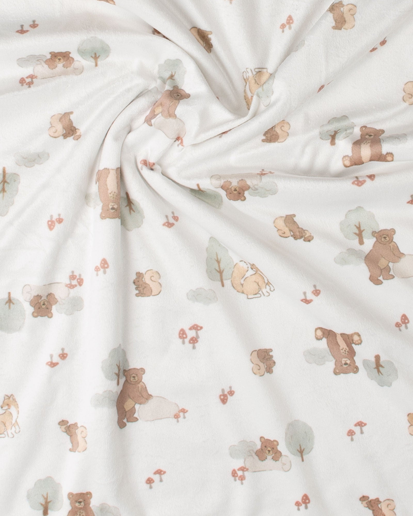 Little Linen Snuggle Blanket - Bushland Bear