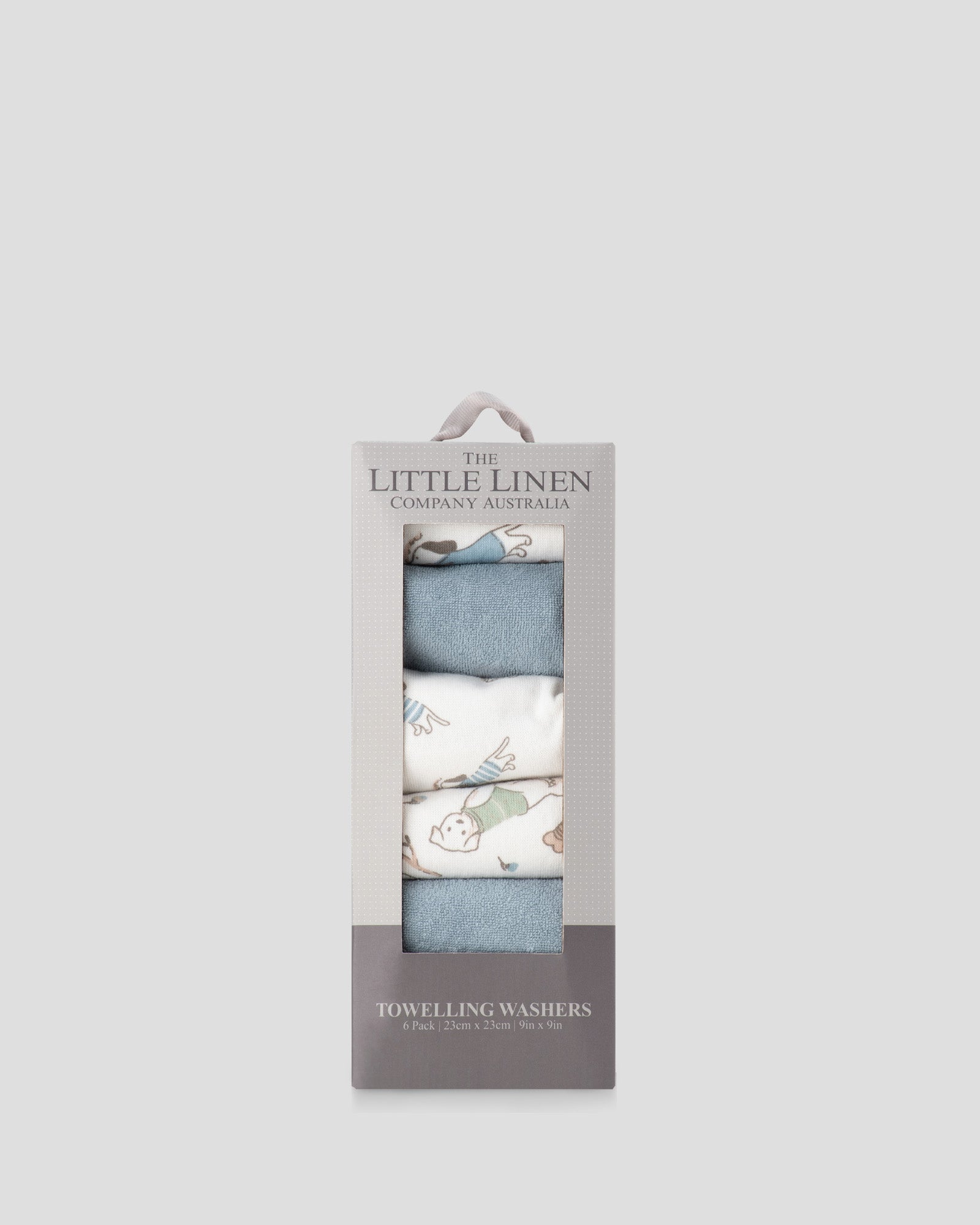Little Linen Baby Towelling Wash Cloths 6PK - Barklife Dog