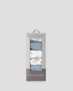 Little Linen Baby Towelling Wash Cloths 6PK - Barklife Dog