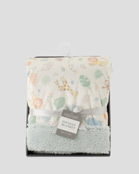 Little Linen Snuggle Blanket - Savanna Giraffe