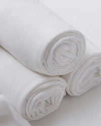 Little Bamboo Muslin Wraps 3Pk Natural