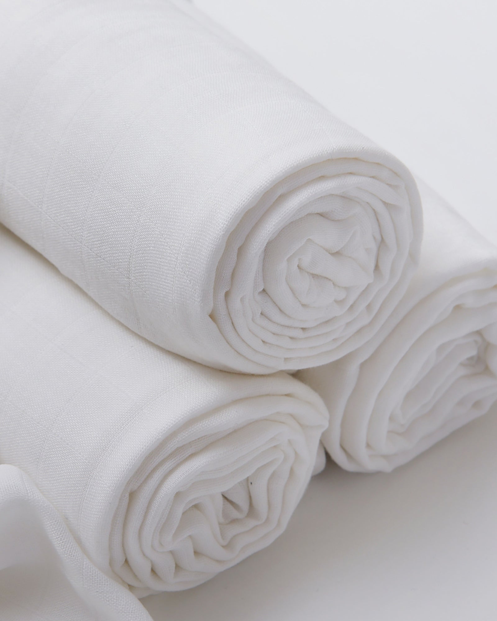 Little Bamboo Muslin Wraps 3Pk Natural