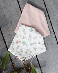 Little Linen Jersey Bib 2 Pk Harvest Bunny Lifestyle 3