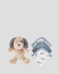 Little Linen Soft Plush Toy & Face Washers - Barklife Patch