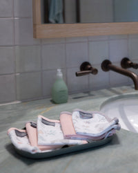 Little Linen Baby Towelling Wash Cloths 6PK - Harvest Bunny