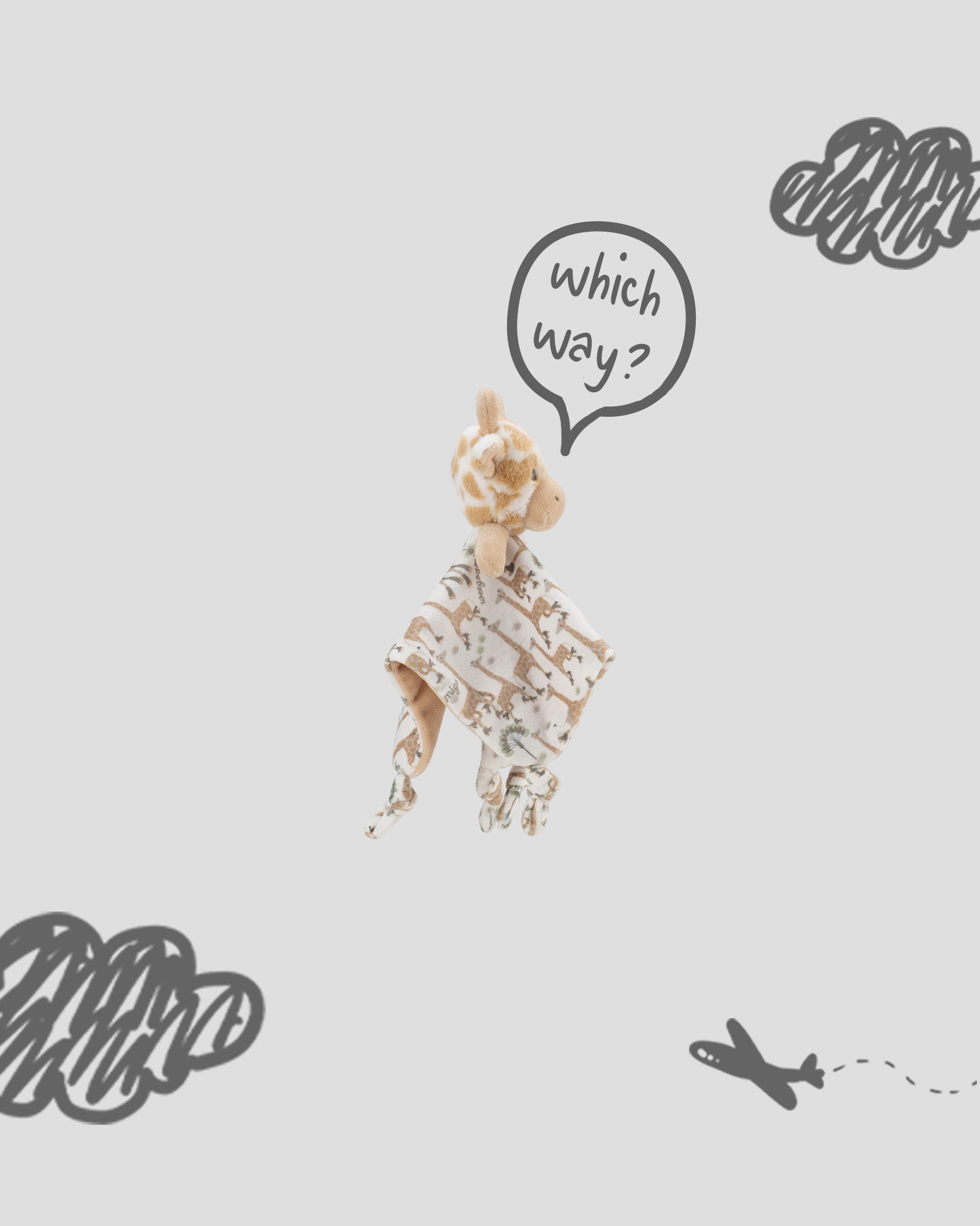 Weegoamigo Lovie Comforter Stevie Necks Giraffe