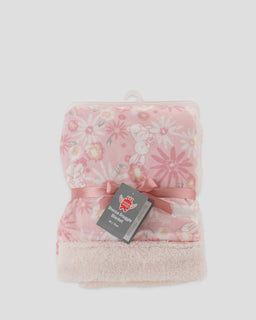 Weegoamigo Sherpa Snuggle Blanket  - Anne Hopaway Bunny