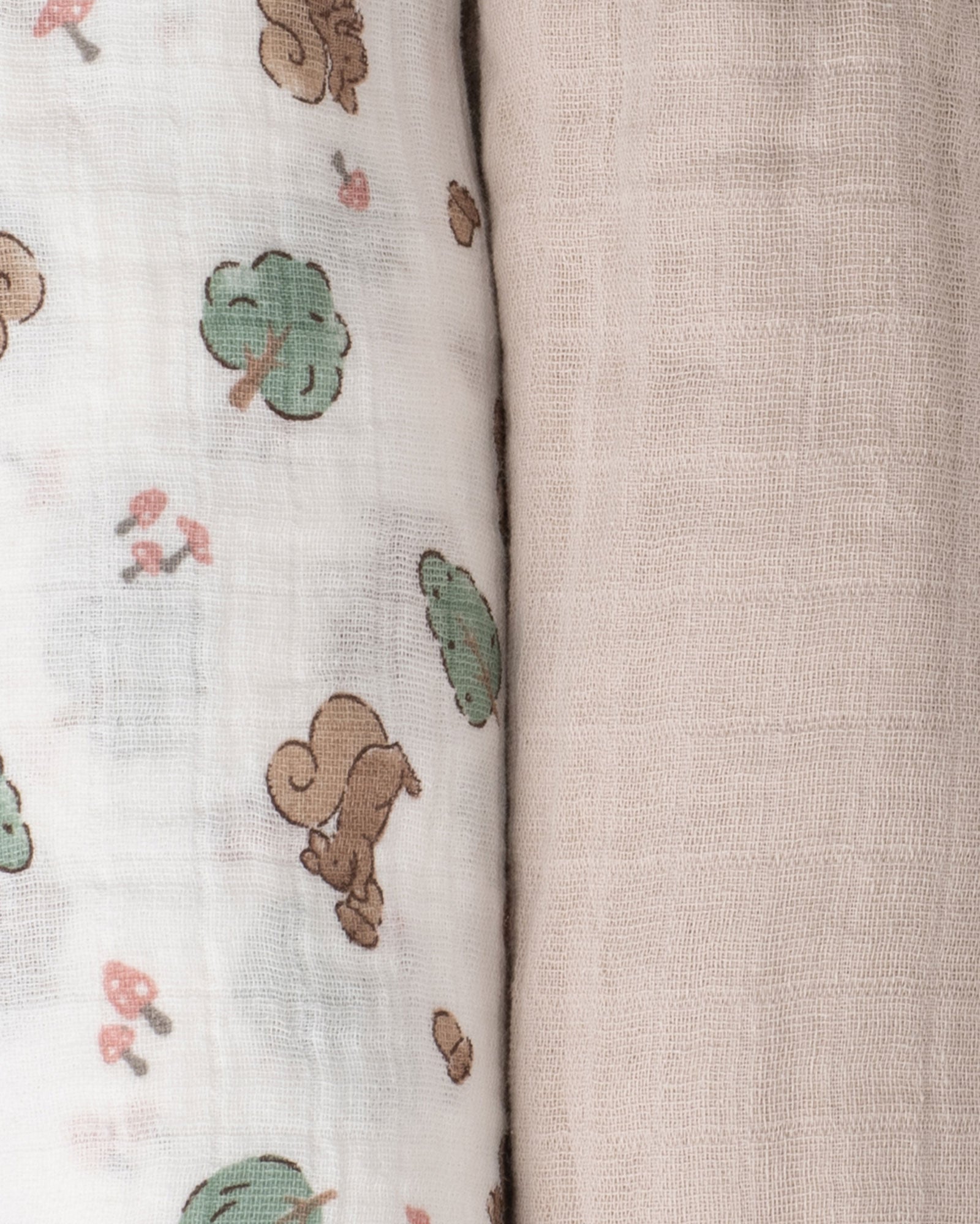 Little Linen Muslin Wraps 3PK - Bushland Bear