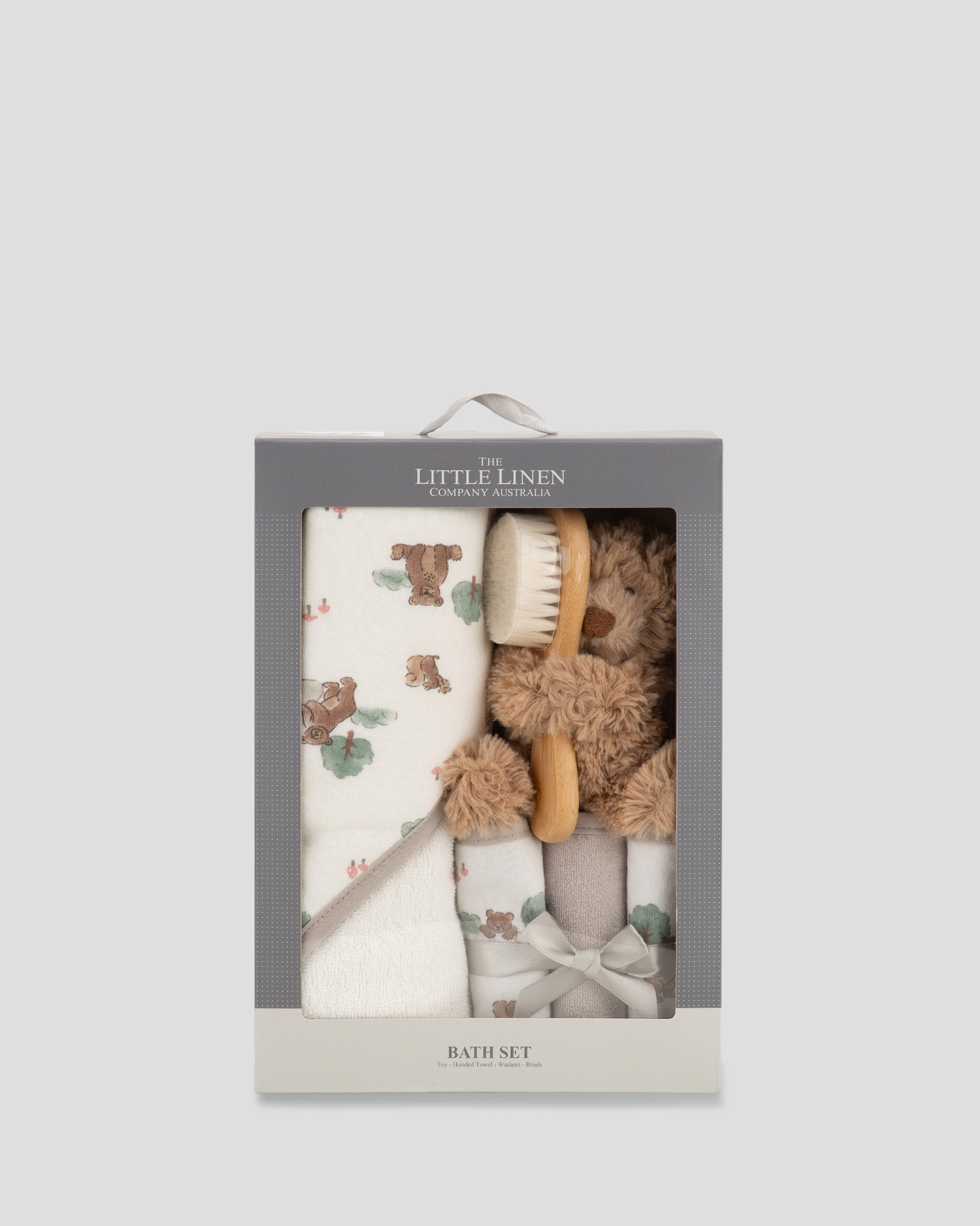 Little Linen Bath Baby Gift Set - Willow Bear
