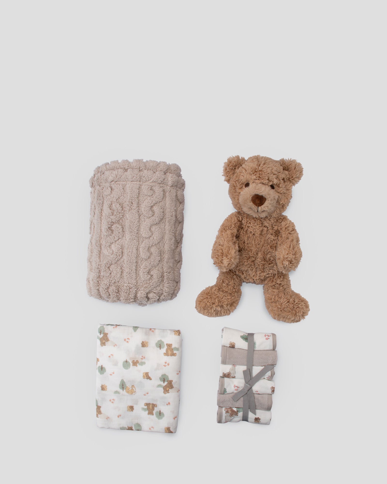 Little Linen Boxed Baby Gift Set - Willow Bear