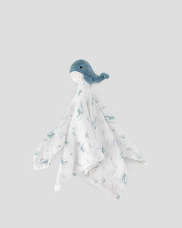 Little Bamboo Baby Comforter / Security Blanket - Wally the Whale