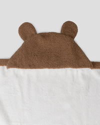 Little Linen Plush Hooded Towel - Bushland Bear