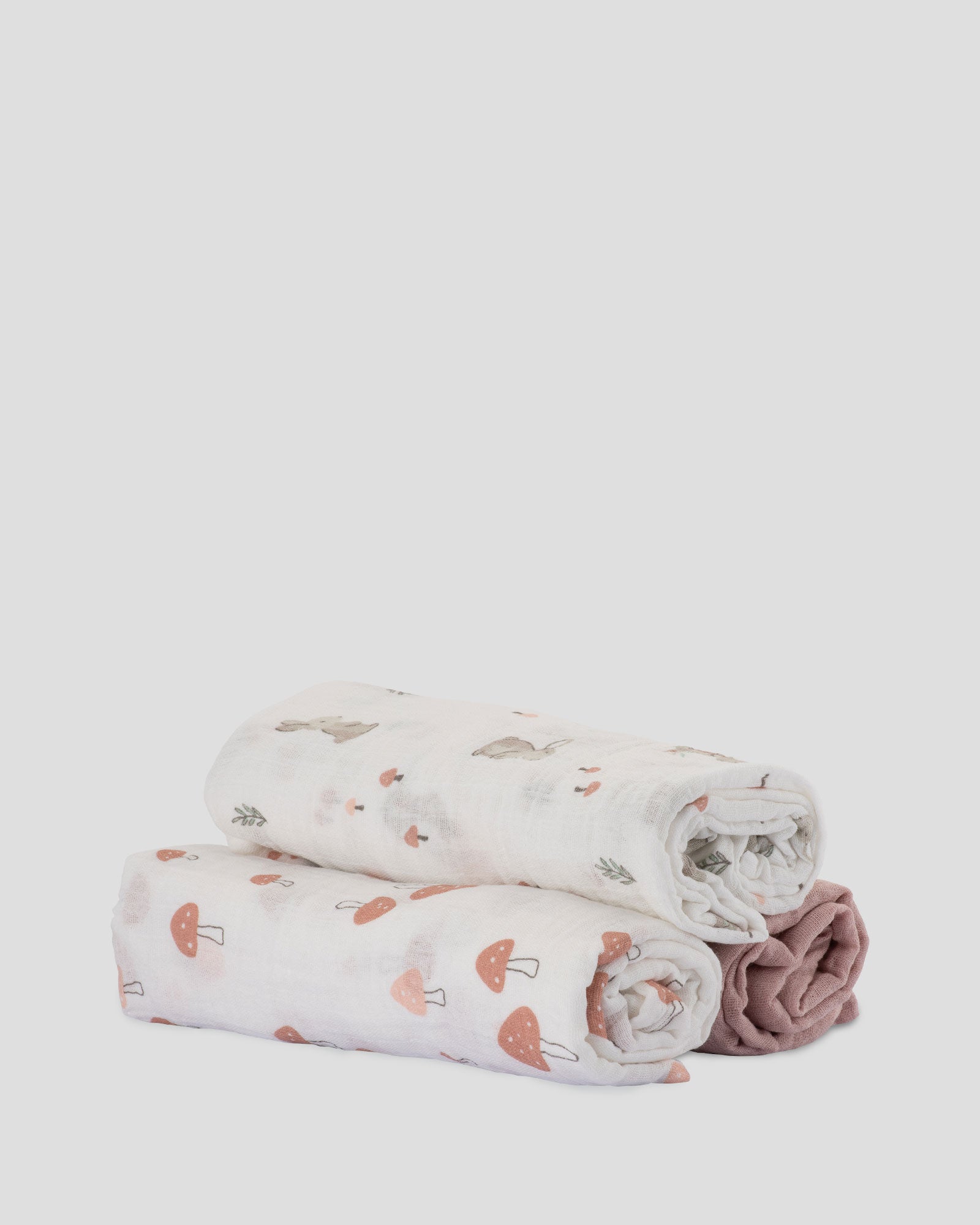 Little Linen Muslin Wraps 3PK - Harvest Bunny
