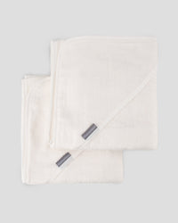 Little Bamboo Baby Hooded Towels 2PK - Natural