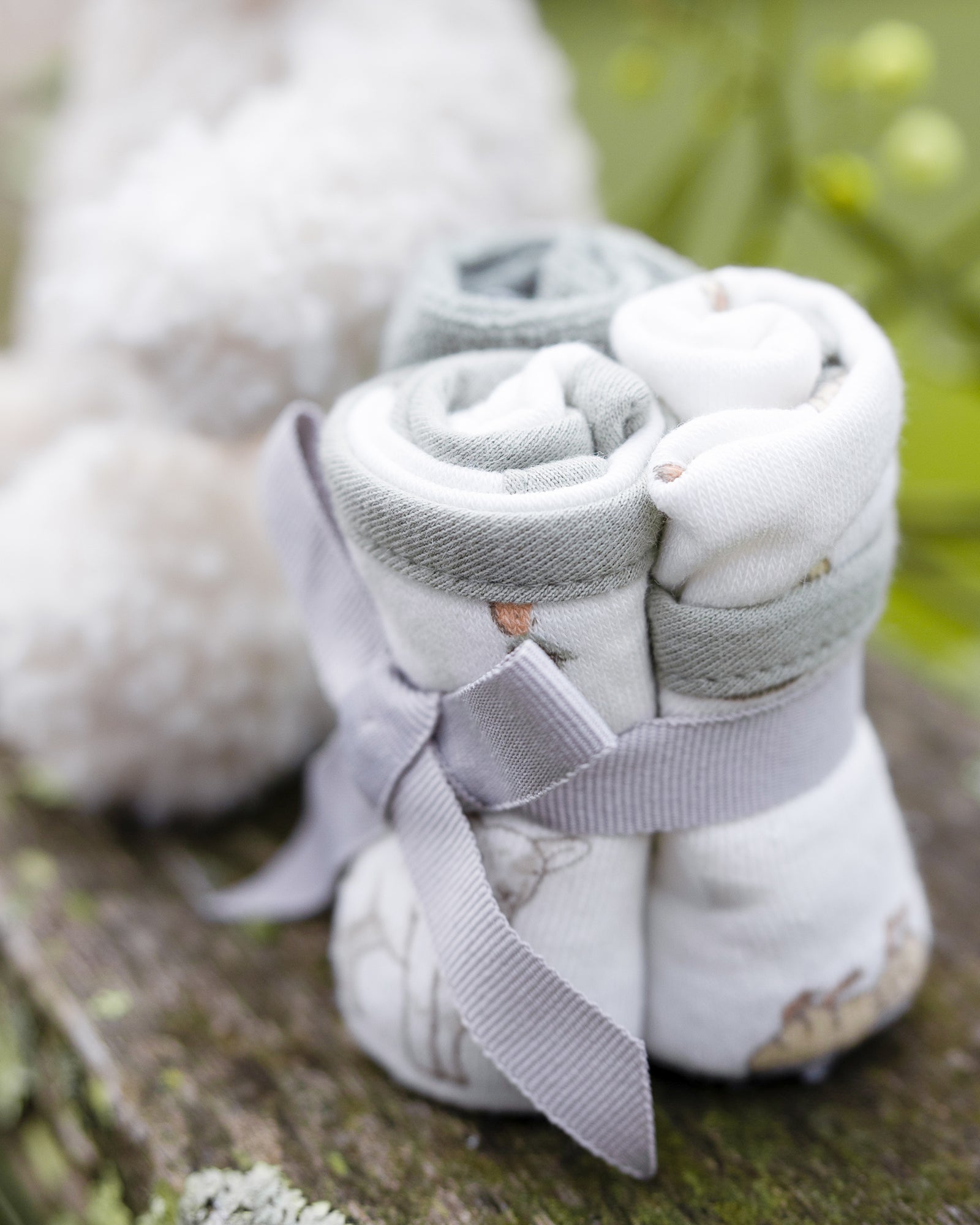 Little Linen Soft Plush Toy & Face Washers - Farmyard Lamb