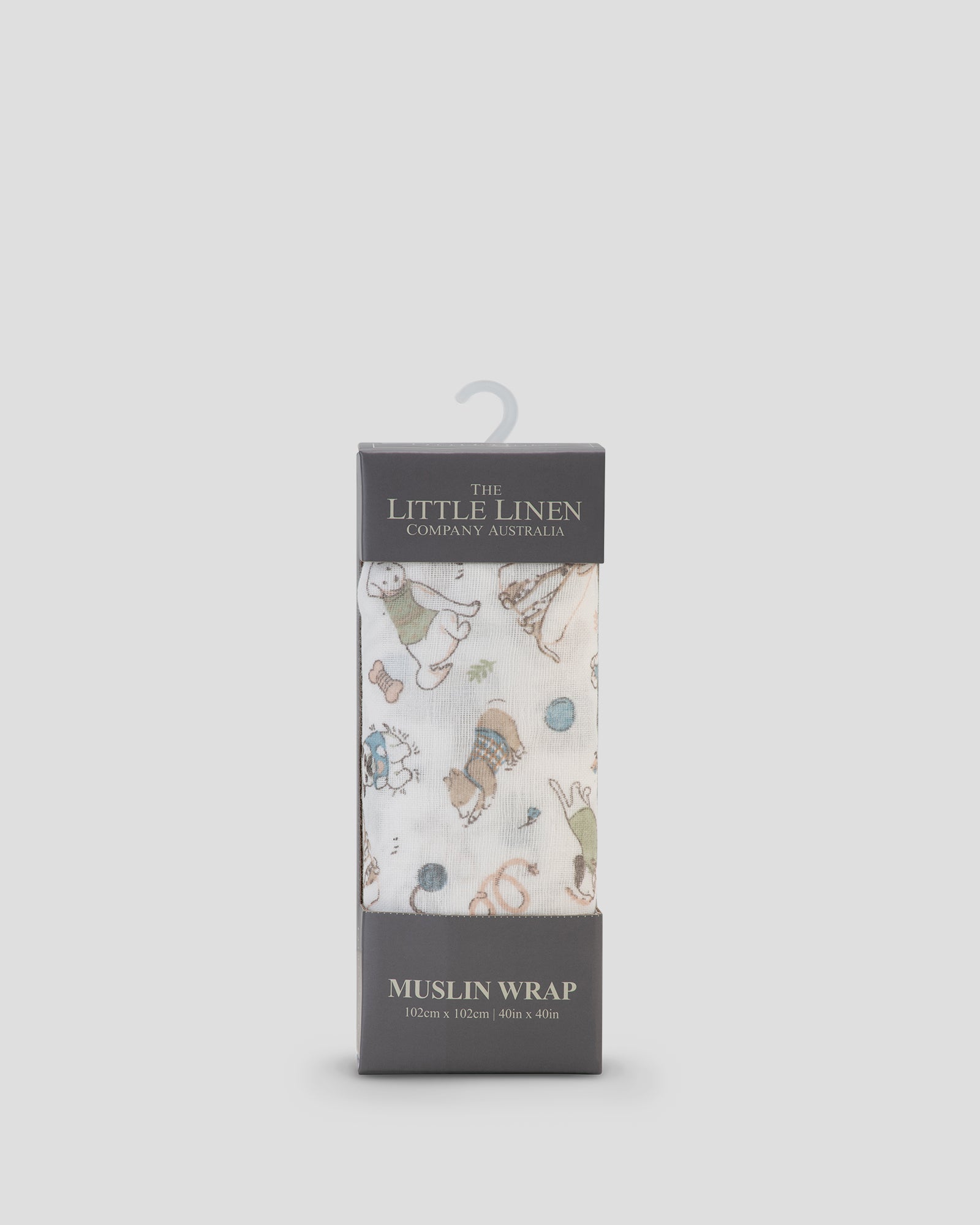 Little Linen Muslin 1pk Prints Barklife Dog Front Pack