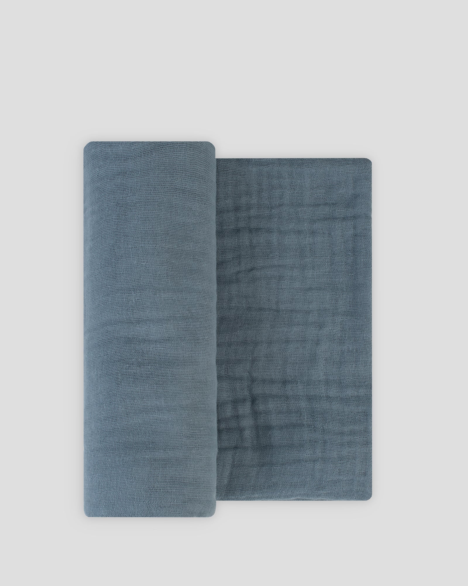 Little Linen Muslin 1pk Solids Barklife Dog Dusty Blue Product