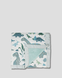 Weegoamigo Sherpa + Mink Baby Blanket - Roar-y McIlroy Dinosaur