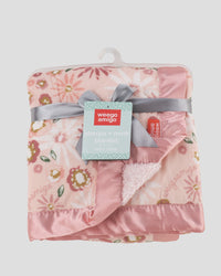 Weegoamigo Sherpa + Mink Baby Blanket - Anne Hopaway Bunny